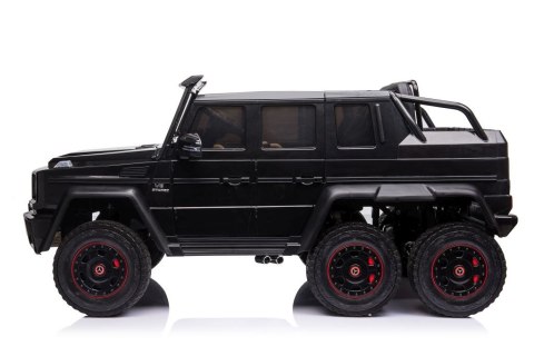 MEGA POJAZD- ORYGINALNY MERCEDES G63, NAPĘD 6X6, MIĘKKIE KOŁA, MIĘKKIE SIEDZENIE, SIEDZENIE DLA RODZICA, 12v14AH/ABL-1801