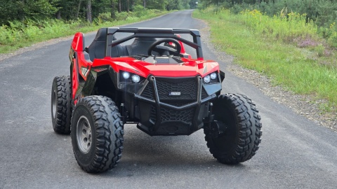 Auto BUGGY CLASH Challenger STRONG 24V Monster RTR do 16km/h Czerwony