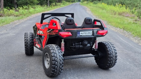Auto BUGGY CLASH Challenger STRONG 24V Monster RTR do 16km/h Czerwony