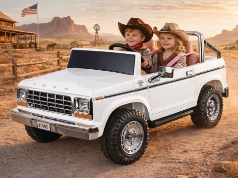 Auto na akumulator FORD BRONCO w stylu RETRO 4x4 24V