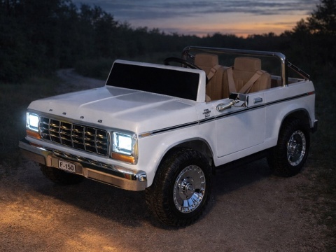 Auto na akumulator FORD BRONCO w stylu RETRO 4x4 24V