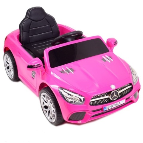 Auto na akumulator MERCEDES SL500 Różowy 2x45W + PILOT