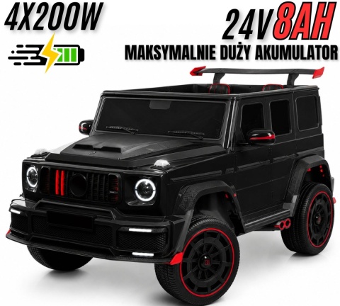 Wielkie auto na akumulator SUV BOMBARDIER 4x200W 24V do 11km/h