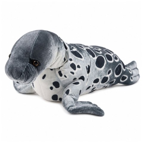 Foka Pluszowa Maskotka Przytulanka Realistyczna Szara 50 cm