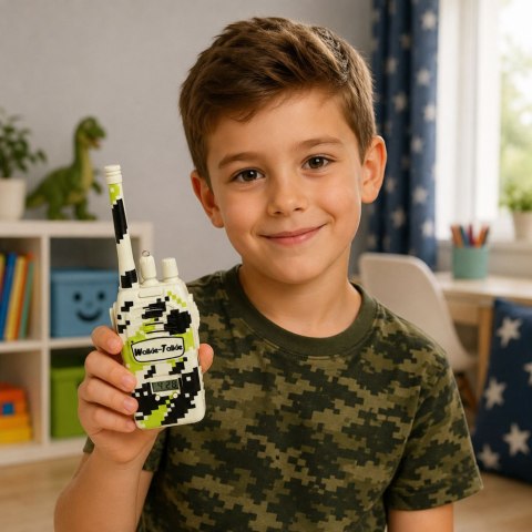 Krótkofalówki Walkie Talkie Militarne USB Zasięg 200M Khaki 2 Szt.