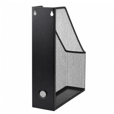 Metalowy Organizer Stojak Biurowy Na Dokumenty Teczki Pionowy Czarny A4