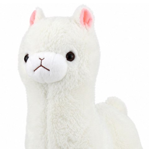 Pluszowa Alpaka Lama Maskotka Przytulanka Miękkie Futerko Biała 38 cm