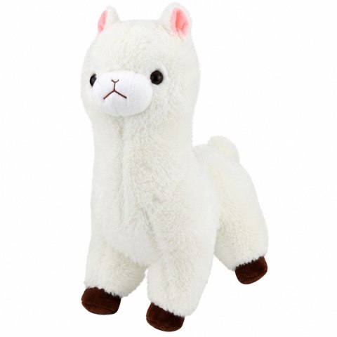 Pluszowa Alpaka Lama Maskotka Przytulanka Miękkie Futerko Biała 38 cm