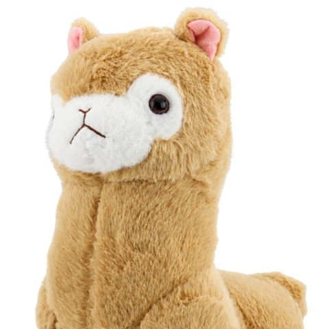 Pluszowa Alpaka Lama Maskotka Przytulanka Miękkie Futerko Kremowa 28 cm