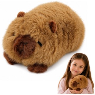 Pluszowa Kapibara Zwierzątko Maskotka Przytulanka Brązowa 16 cm