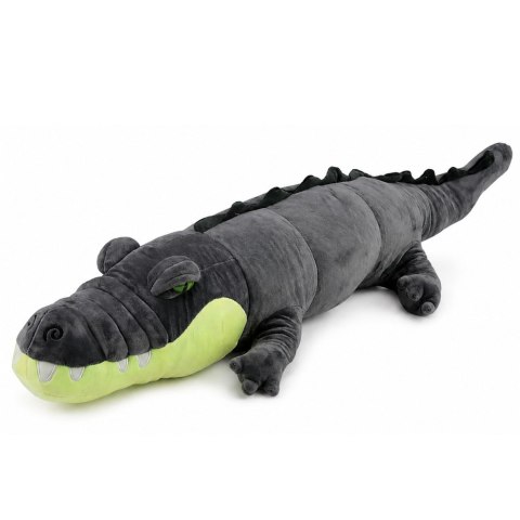 Pluszowy Krokodyl Maskotka Przytulanka Realistyczny Szary 90 cm