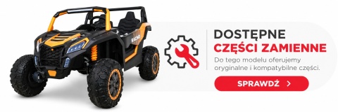Autko na akumulator MEGA Buggy ATV Racing 4x4 ZLOTY 24V 21Ah
