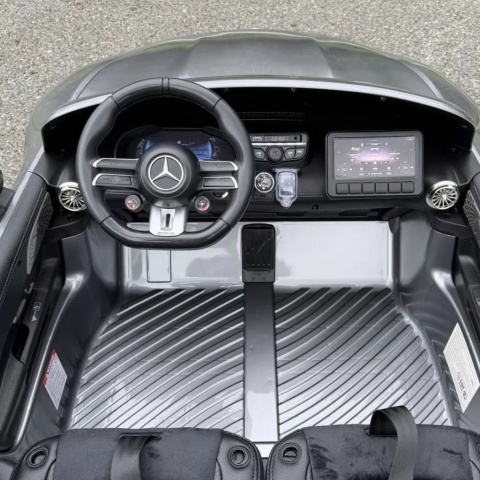 Auto Na Akumulator Mercedes GT63 AMG 4x200W 24V 14Ah Szary Lakierowany