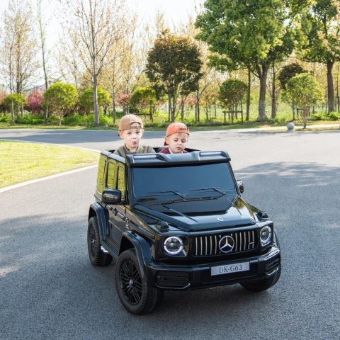 Auto na akumulator Mercedes Benz G63 AMG GIGANT XXL 4x200W 24V Czarny + POWIĘKSZONY AKUMULATOR 24V 20AH