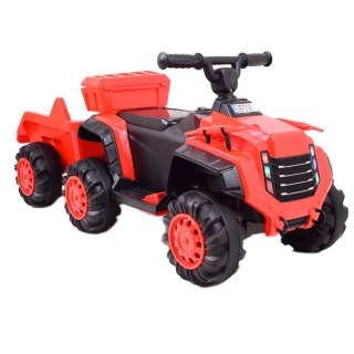 Pierwszy quad na akumulator, jeździk z przyczepą, wolne koło/YW1009