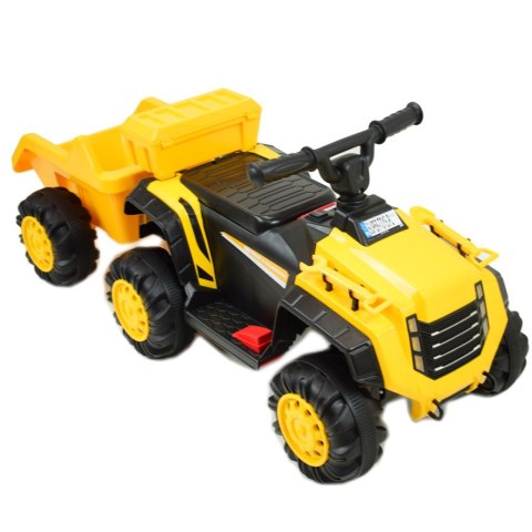 Pierwszy quad na akumulator, jeździk z przyczepą, wolne koło/YW1009