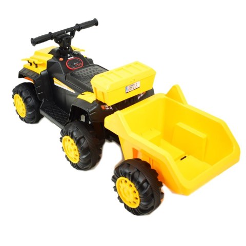 Pierwszy quad na akumulator, jeździk z przyczepą, wolne koło/YW1009