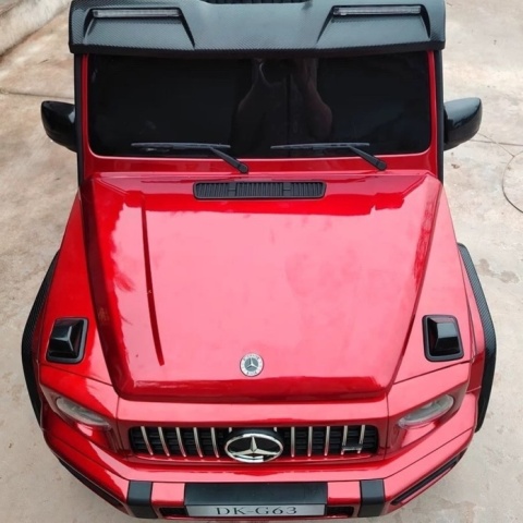 Auto na akumulator Mercedes Benz G63 AMG STRONG 2x280W CICHE SILNIKI 24V Czerwony LAKIER + POWIĘKSZONY AKUMULATOR 24V20Ah