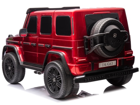 Auto na akumulator Mercedes Benz G63 AMG STRONG 2x280W CICHE SILNIKI 24V Czerwony LAKIER + POWIĘKSZONY AKUMULATOR 24V20Ah