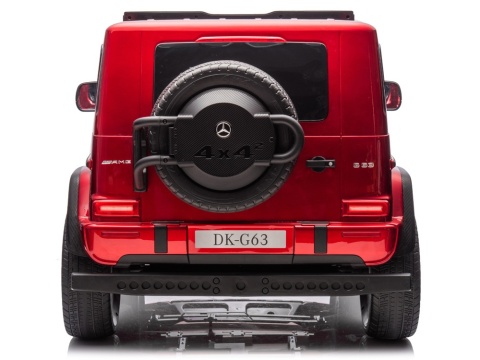 Auto na akumulator Mercedes Benz G63 AMG STRONG 2x280W CICHE SILNIKI 24V Czerwony LAKIER + POWIĘKSZONY AKUMULATOR 24V20Ah