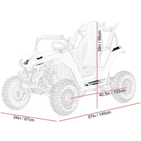 BUGGY HIGHPER do 35km/h 1200W 48V AMORTYZATORY POMPOWANE KOŁA