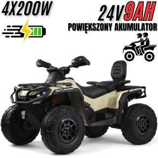 QUAD CAN AM OUTLANDER 4X4, PILOT 800 WATT, PASY BEZPIECZEŃSTWA/DK-CA005