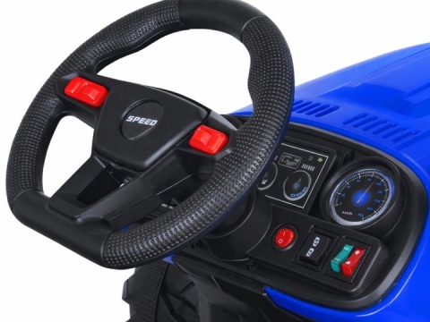 Traktor Na Akumulator HC-306 Z Przyczepą 2x200W 24V Niebieski