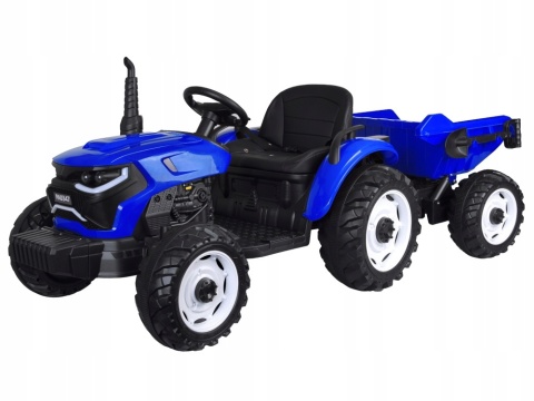 Traktor Na Akumulator HC-306 Z Przyczepą 2x200W 24V Niebieski