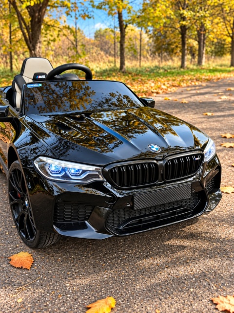 ORYGINALNE BMW M5 24V Z FUNKCJĄ DRIFTU - MIĘKKIE KOŁA, DUŻE SIEDZENIE /SX2118