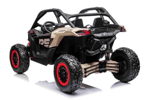 Pojazd Buggy CAN-AM Maverick 3 Turbo RR Czerwono Srebrny LAKIER 4x200 24V DK-CA001