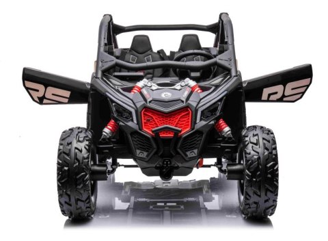 Pojazd Buggy CAN-AM Maverick 3 Turbo RR Czerwono Srebrny LAKIER 4x200 24V DK-CA001