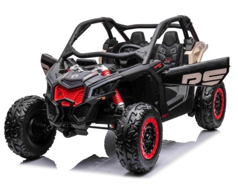 Pojazd Buggy CAN-AM Maverick 3 Turbo RR Czerwono Srebrny LAKIER 4x200 24V DK-CA001
