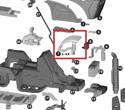 Błotniki przednie Traktor JOHN DEERE