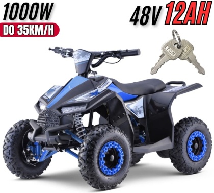 Quad na akumulator 48V HIGHPER 1060W Niebieski do 35km/h
