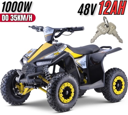 Quad na akumulator 48V HIGHPER 1060W Żółty
