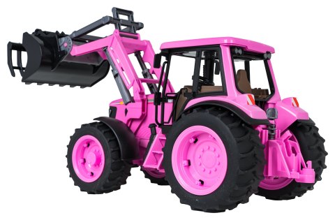 Traktor Różowy 1:16 z Funkcją Świateł i Dźwięku