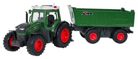 Traktor z Naczepą z Funkcją Świateł i Dźwięku