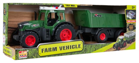 Traktor z Naczepą z Funkcją Świateł i Dźwięku