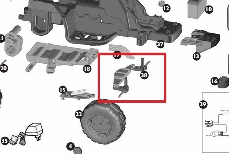 Układ kierowniczy Traktor JOHN DEERE