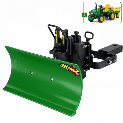 ZESTAW PŁUG ŚNIEŻNY ROLLY TOYS + ADAPTER do traktorka JOHN DEERE