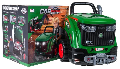 Zestaw Małego Mechanika Traktor Zielony