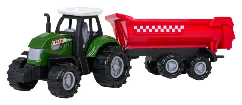 Zestaw Metalowy Traktor i Kombajn + Naczepy