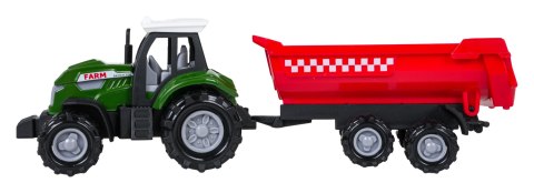 Zestaw Metalowy Traktor i Kombajn + Naczepy