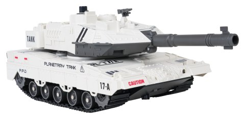 Czołg R/C Biały z Funkcją Strzelania