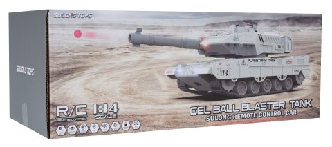 Czołg R/C Biały z Funkcją Strzelania