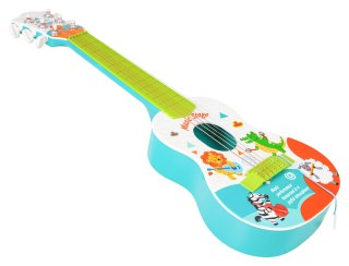 Gitara Dla Najmłodszych Zwierzątka Niebieska