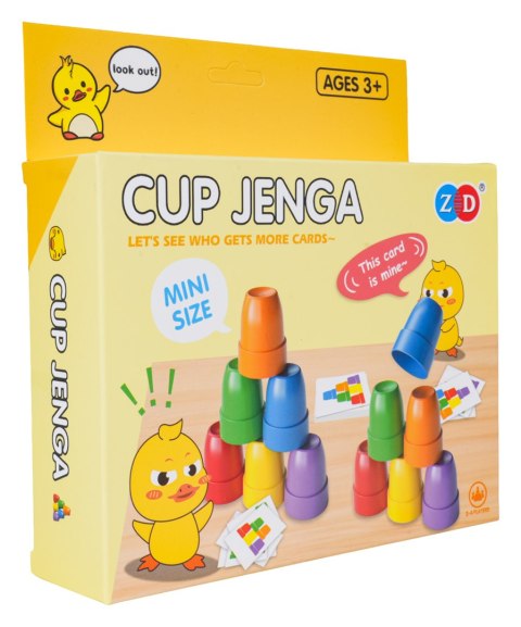 Gra Zręcznościowa MINI Kubeczki + Karty Edycja Kaczuszka