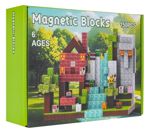 Kostki Magnetyczne Klocki 150el.