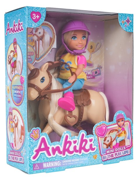 Lalka Ankiki z Koniem + Akcesoria