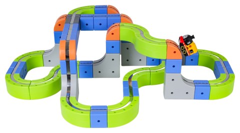 Magnetyczny Kolorowy Tor 123el.